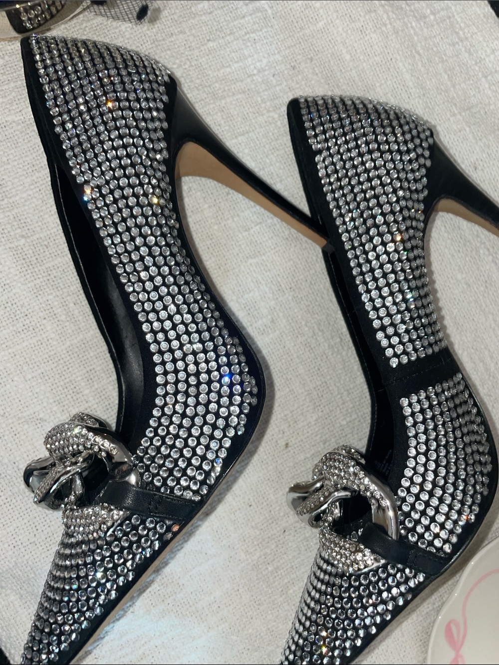 KARL LAGERFELD Heels SZ 7.5 - Picture 10 of 11